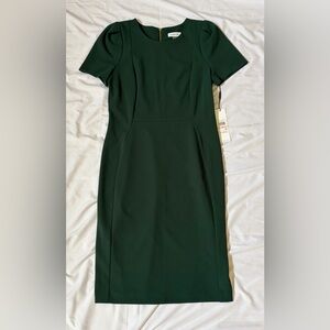 Calvin Klein Dark Green Midi Dress